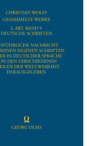 Knjiga Gesammelte Werke Christian Wolff