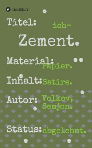 Carte ich-Zement. Semjon Volkov