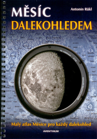 Carte Měsíc dalekohledem Antonín Rükl