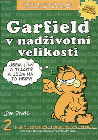 Книга Garfield v nadživotní velikosti Jim Davis