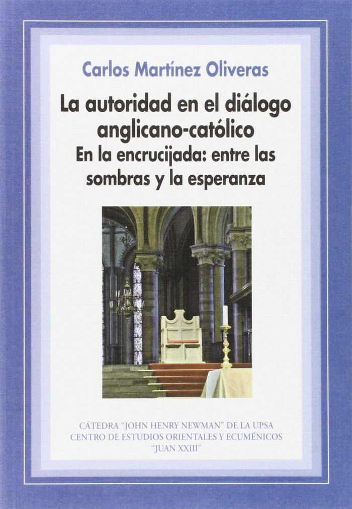 Kniha La autoridad en el diálogo anglicano-católico 