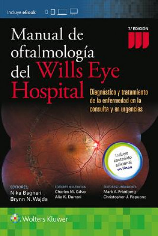 Kniha Manual de Oftalmologia del Wills Eye Hospital Nika Bagheri