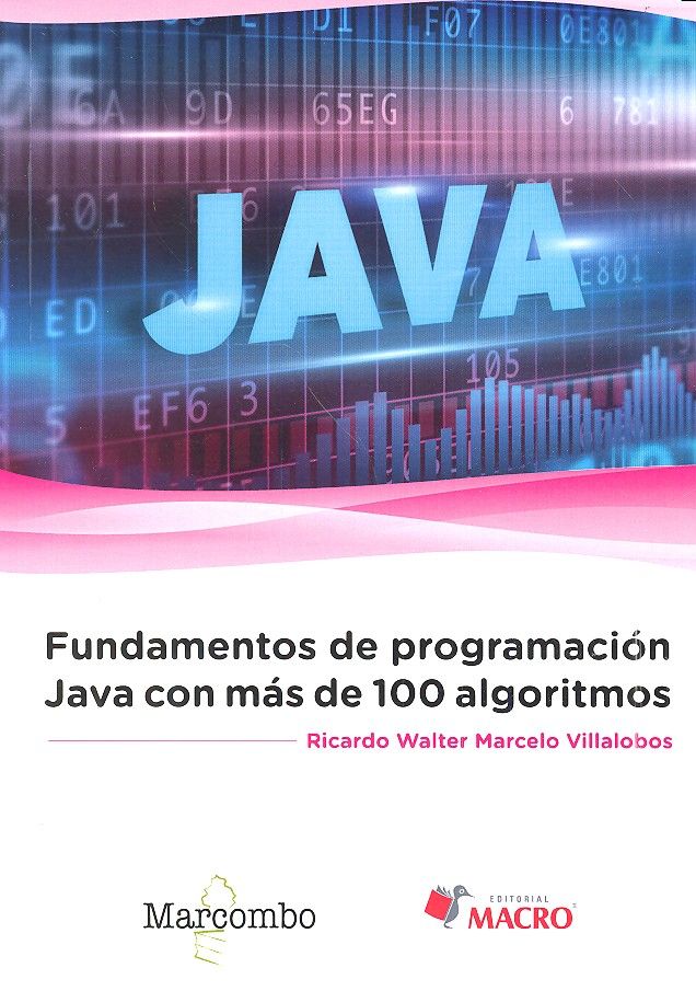 Carte Fundamentos de programación Java con más de 100 algoritmos 