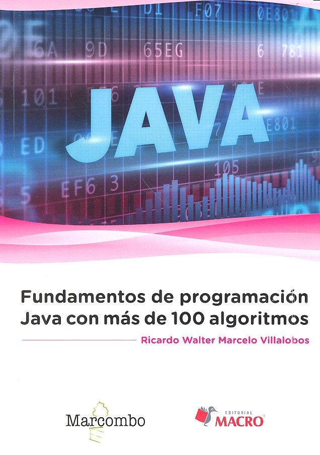 Book Fundamentos de programación Java con más de 100 algoritmos 