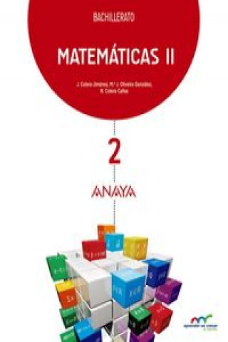 Libro Matemáticas II. 