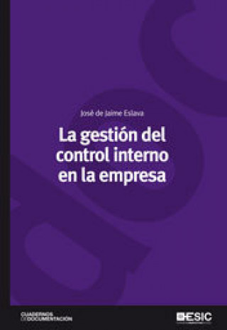 Buch La gestión del control interno en la empresa José de Jaime Eslava