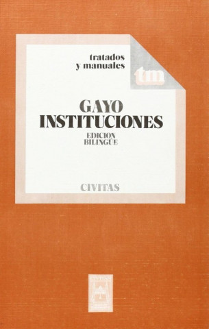 Książka Instituciones Cayo Gayo