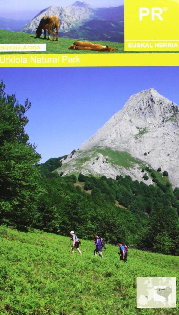 Knjiga Urkiola Natural Park's trail network 