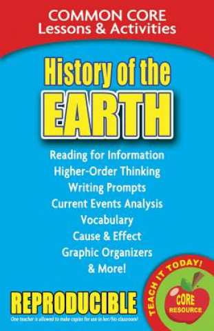 Kniha History of the Earth: Common Core Lessons & Activities Carole Marsh