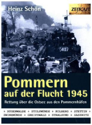 Книга Pommern auf der Flucht. 1945. Klappenbroschur Heinz Schön