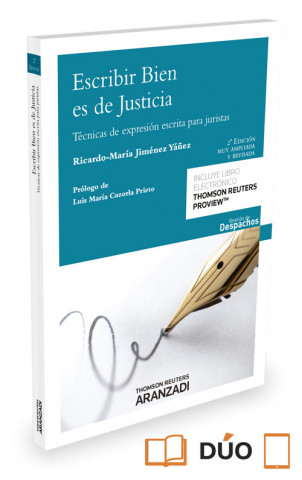 Книга ESCRIBIR BIEN ES DE JUSTICIA RICARDO JIMENEZ YAÑEZ DE BARBER