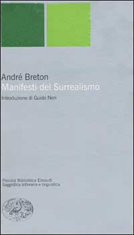 Kniha Manifesti del Surrealismo André Breton