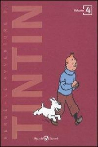 Książka Le avventure di Tintin vol 4 Hergé