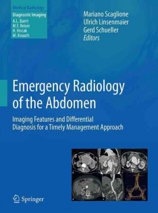 Książka Emergency Radiology of the Abdomen Mariano Scaglione