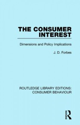 Kniha Consumer Interest J. D. Forbes