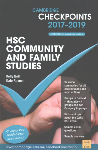 Knjiga Cambridge Checkpoints HSC Community and Family Studies 2017-19 Kate Rayner