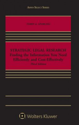Kniha Strategic Legal Research Sparling