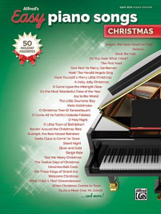 Book Alfred's Easy Piano Songs -- Christmas: 50 Christmas Favorites Alfred Music