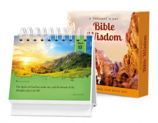 Kniha A Thought a Day Bible Wisdom: A Daily Desktop Quotebook Brooke Wexler