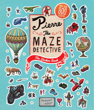 Книга Pierre The Maze Detective: The Sticker Book Hiro Kamigaki