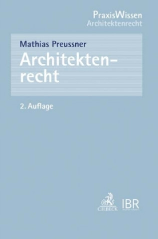 Книга Architektenrecht Mathias Preussner