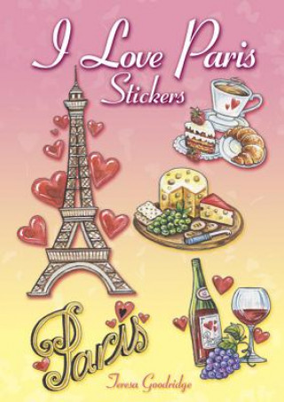 Carte I Love Paris Stickers Teresa Goodridge