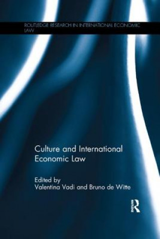 Könyv Culture and International Economic Law 
