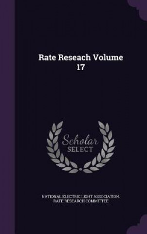 Knjiga Rate Reseach Volume 17 