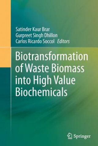 Könyv Biotransformation of Waste Biomass into High Value Biochemicals Satinder Kaur Brar