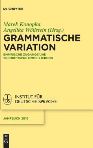 Kniha Grammatische Variation Marek Konopka