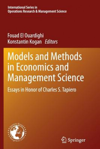 Kniha Models and Methods in Economics and Management Science Fouad El Ouardighi