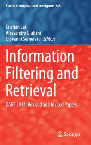 Buch Information Filtering and Retrieval Cristian Lai