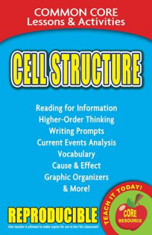 Knjiga Cell Structure Common Core Lessons & Activities Carole March