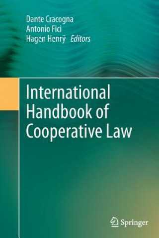 Book International Handbook of Cooperative Law Dante Cracogna