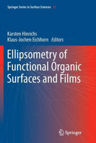 Könyv Ellipsometry of Functional Organic Surfaces and Films Klaus-Jochen Eichhorn