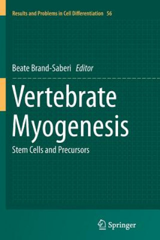 Carte Vertebrate Myogenesis Beate Brand-Saberi