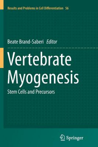 Libro Vertebrate Myogenesis Beate Brand-Saberi