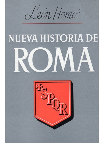 Book Nueva historia de Roma León Homo