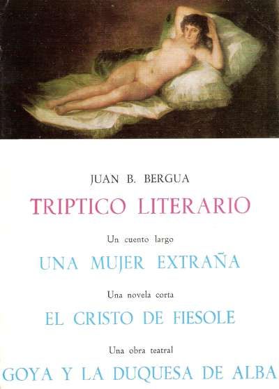 Buch Tríptico literario Juan B. Bergua