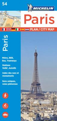 Tiskovina Paris - Michelin City Plan 54 Michelin