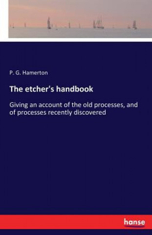 Kniha etcher's handbook P G Hamerton