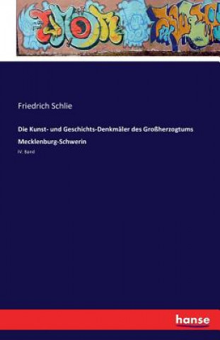 Carte Kunst- und Geschichts-Denkmaler des Grossherzogtums Mecklenburg-Schwerin Friedrich Schlie