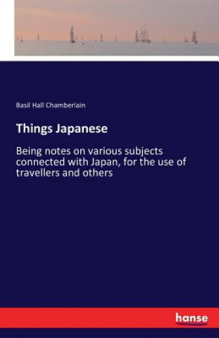 Book Things Japanese Basil Hall Chamberlain
