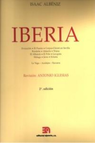 Carte Suite Iberia Isaac Albéniz