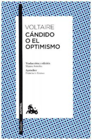 Carte Cándido o el optimismo. Candide oder der Optimismus, spanische Ausgabe VOLTAIRE