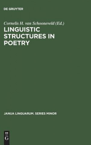 Libro Linguistic Structures in Poetry Cornelis H. van Schooneveld