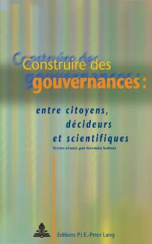 Kniha Construire Des Gouvernances: Germán Solinís