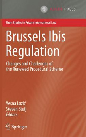 Könyv Brussels Ibis Regulation Vesna Lazic