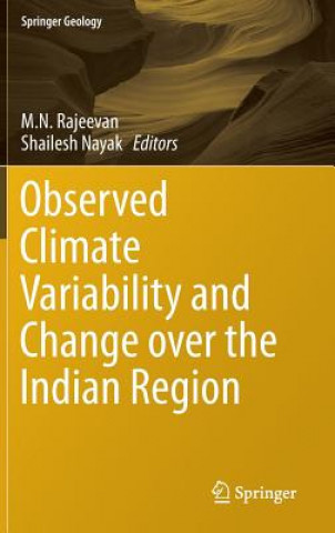 Kniha Observed Climate Variability and Change over the Indian Region Madhavan Rajeevan Nair