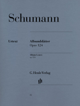 Książka Albumblätter op.124, Klavier Robert Schumann